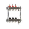 Usystems: КОЛЛЕКТОР UN 1" с расходомерами, стальной, выходы 3/4" euro Usystems, тип балансировки: расходомер, Выходы: Выберите количество Европейское качество