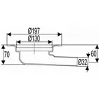 Usystems: Drain трап с горизонтальным выпуском д.32/130мм, изображение 2 Европейское качество