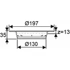 Usystems: Drain кольцо наращивания трапа д.130мм 13мм, изображение 2 Европейское качество