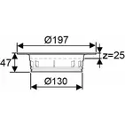 Usystems: Drain кольцо наращивания трапа д.130мм 25мм, изображение 2 Европейское качество