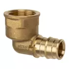 Usystems: Угольник с внутренней резьбой латунный для труб PE-Xa 16-Rp1/2"ВР, тип 1  USYSTEMS, Материал: латунь, Резьба: ВР, Типоразмер фитинга: 16-1/2", Тип: 1 Европейское качество