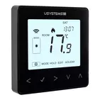 Usystems: Проводной термостат цифровой TWL-9 Zigbee чёрный  USYSTEMS, Сенсорный экран: да, Цвет: черный, Напряжение, В: 24 Европейское качество