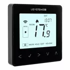 Usystems: Проводной термостат цифровой TWL-9 Modbus чёрный USYSTEMS, Сенсорный экран: да, Цвет: черный, Напряжение, В: 24 Европейское качество