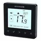 Usystems: Проводной термостат цифровой TWL-9 Zigbee чёрный  USYSTEMS, Сенсорный экран: да, Цвет: черный, Напряжение, В: 24, изображение 4 Европейское качество