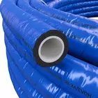 Usystems: Труба Radi Pipe PN10 25x3,5 в теплоизоляции 13 мм синей бухта 25м  USYSTEMS, Цвет: синий, Диаметр PEX труб и аксессуаров: 25, Длина трубы PEX: 25, Толщина теплоизоляции трубы: 13, Давление, бар: 10, изображение 2 Европейское качество