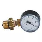Usystems: Манометр с монтажным вентилем  USYSTEMS, изображение 2 Европейское качество