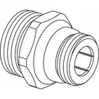 Usystems: Ниппель переходной Smart Radi G3/4"НР-G1/2"НР Евроконус (с уплотнением)  USYSTEMS, изображение 2 Европейское качество