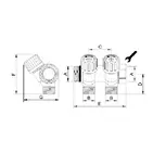 Usystems: Коллектор sh для водоснабжения, с вентилями USYSTEMS, Типоразмер коллекторов и коллекторных шафов: Выберите типоразмер, Выходы: Выберите количество, изображение 5 Европейское качество