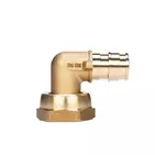 Usystems: Угольник нг  с накидной гайкой USYSTEMS, Материал: латунь, Типоразмер фитинга: Выберите типоразмер, Резьба: НГ, Тип: 1, изображение 2 Европейское качество