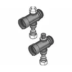 Usystems: Сегмент промышленного коллектора Magna 1 1/2" с клапаном и адаптером для трубы 25x2,3 мм  USYSTEMS, изображение 2 Европейское качество