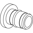 Usystems: Заглушка латунная для труб PE-Xa 25, тип 2  USYSTEMS, Материал: латунь, Диаметр заглушки: 25, изображение 2 Европейское качество
