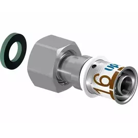 Usystems: mlc штуцер с накидной гайкой 20-g1/2"нг '20и, резьба*: НГ, типоразмер: 20-1/2“, тип поставки*: Комплект Европейское качество