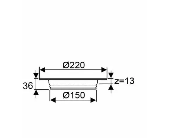 Usystems: drain кольцо наращивания трапа д.150мм 13мм '1у, изображение 2 Европейское качество