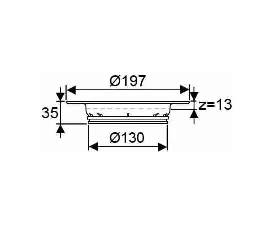 Usystems: drain кольцо наращивания трапа д.130мм 13мм, изображение 2 Европейское качество