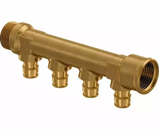 Usystems: коллектор 3/4" нр/вр, 2x16 ц/ц35мм '20и, резьба*: НР-ВР, типоразмер: 3/4", тип поставки*: Штука, Выходы: 2 Европейское качество