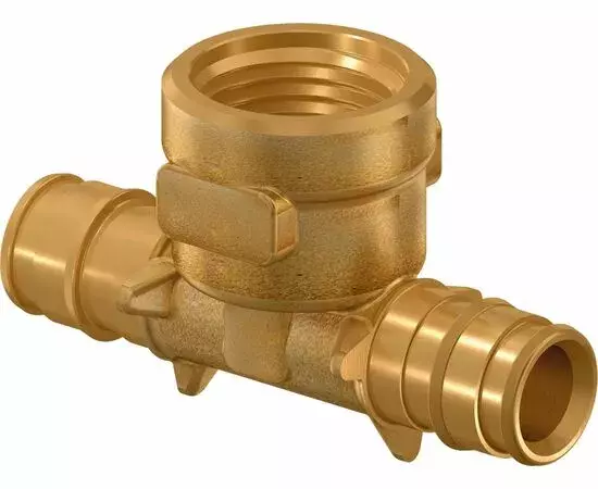 Usystems: тройник с внутренней резьбой 25-rp1/2"вр-25 '25и, резьба*: ВР, типоразмер: 25-1/2"-25, тип поставки*: Комплект, Материал: латунь Европейское качество