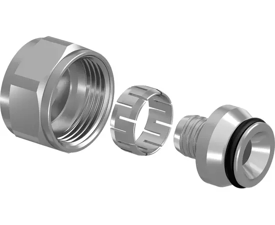 Usystems: flex-x зажимной адаптер из покрытой латуни pe-x 20x1,9/2,0-3/4"вр евроконус '10ф Европейское качество