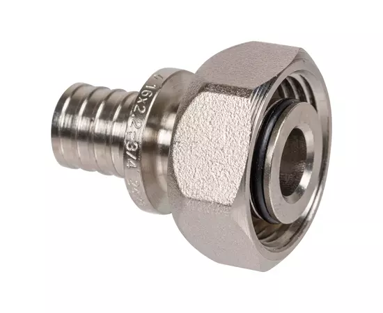 Usystems: Штуцер аксиальный с накидной гайкой 16-G3/4"НГ Евроконус Usystems, Типоразмер фитинга: 16-3/4“ Е, Резьба: НГ Евроконус, изображение 3 Европейское качество