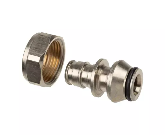 Usystems: ШТУЦЕР НГ (Евро)  с накидной гайкой под евроконус Usystems, Типоразмер фитинга: Выберите типоразмер, Резьба: НГ Евроконус, Тип: 2, изображение 2 Европейское качество