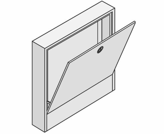 Usystems: коллекторный шкаф накладной nt 555x160mm, типоразмер: 555x160, тип поставки*: Штука, Тип конструкции коллекторного шкафа: накладной Европейское качество