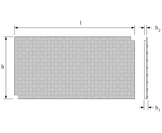Usystems: ПАНЕЛЬ ДЛЯ ТРУБ ТП  для крепления труб тёплого пола Usystems, Теплоизоляция: да, Толщина: Выберите вариант, изображение 2 Европейское качество