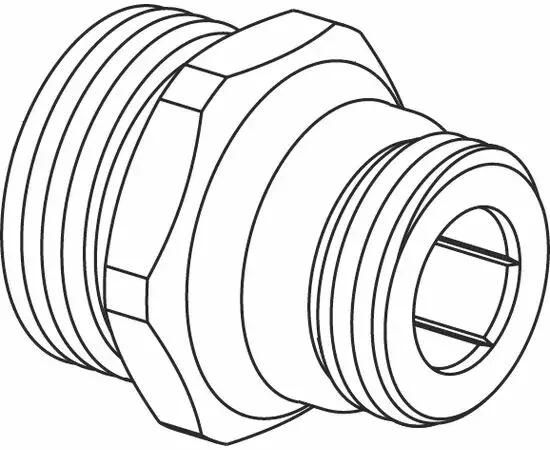 Usystems: Ниппель переходной Smart Radi G3/4"НР-G1/2"НР Евроконус (с уплотнением) Usystems, изображение 2 Европейское качество