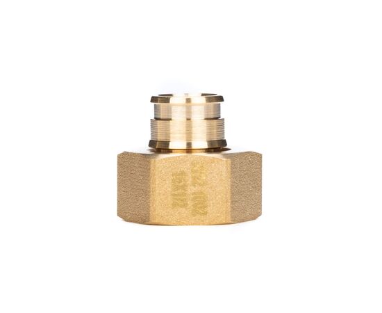 Usystems: Штуцер с накидной гайкой латунный для труб PE-Xa 16-G1/2"НГ, тип 1 Usystems, Типоразмер фитинга: 16-1/2", Резьба: НГ, Тип: 1 Европейское качество