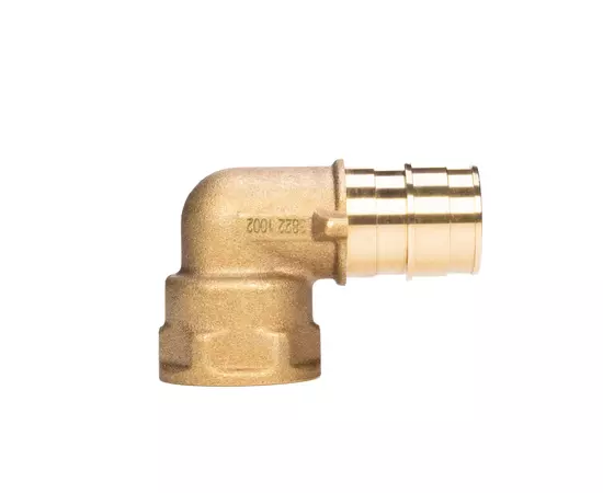 Usystems: УГОЛЬНИК ВР  с внутренней резьбой Usystems, Материал: латунь, Типоразмер фитинга: Выберите типоразмер, Резьба: ВР, Тип: 1, изображение 3 Европейское качество