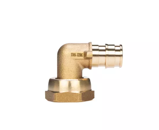 Usystems: УГОЛЬНИК НГ  с накидной гайкой Usystems, Материал: латунь, Типоразмер фитинга: Выберите типоразмер, Резьба: НГ, Тип: 1, изображение 2 Европейское качество