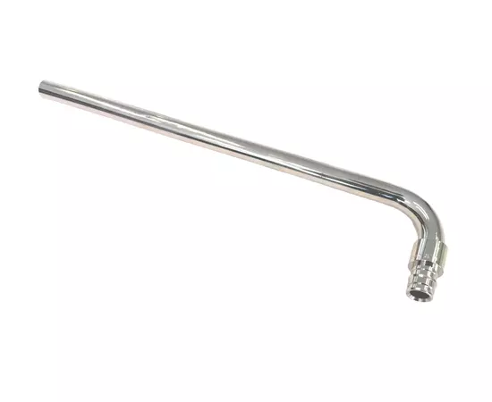 Usystems: УГОЛЬНИК ИЗ НИКЕЛИРОВАННОЙ ЛАТУННОЙ ТРУБКИ для подключения к отопительным приборам Usystems, Типоразмер фитинга: Выберите типоразмер, Длина: Выберите вариант, изображение 2 Европейское качество