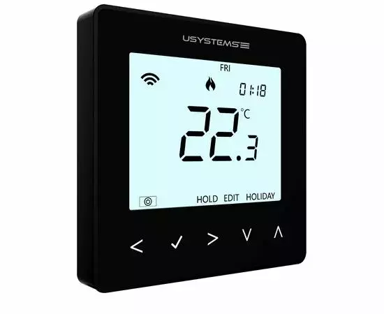 Usystems: Термостат цифровой TW-9 черный Usystems Европейское качество