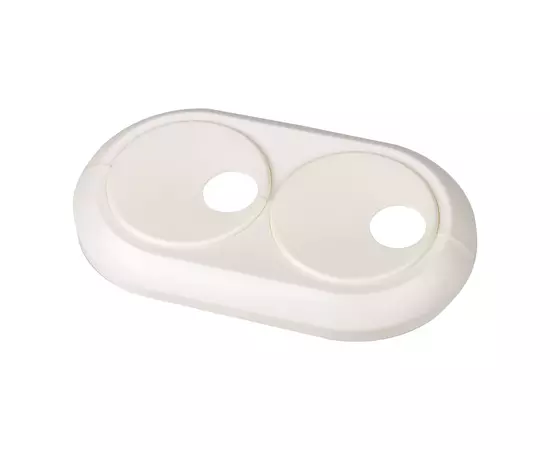 Usystems: Декоративная накладка Smart Radi двойная 16 мм белая Usystems Европейское качество