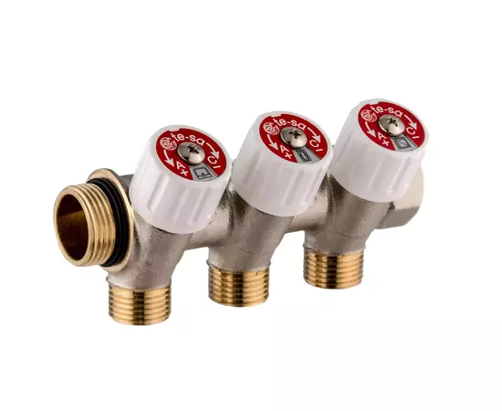 Usystems: КОЛЛЕКТОР SH для водоснабжения, с вентилями Usystems, Типоразмер коллекторов и коллекторных шафов: Выберите типоразмер, Выходы: Выберите количество, изображение 2 Европейское качество