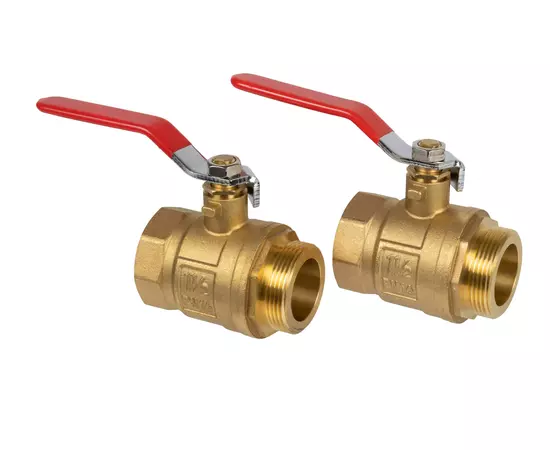 Usystems: Кран шаровой для промышленного коллектора Magna G 1 1/2", комплект  Usystems Европейское качество