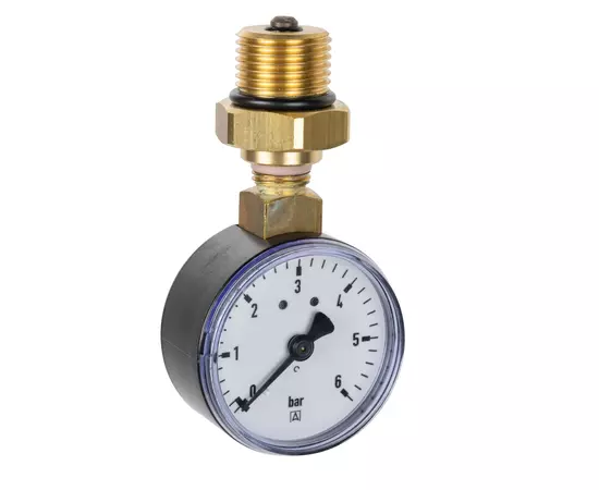 Usystems: Манометр с монтажным вентилем  Usystems Европейское качество