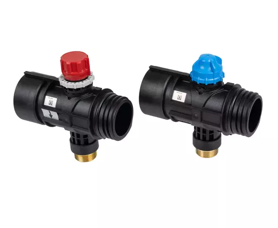 Usystems: Сегмент промышленного коллектора Magna 1 1/2" с клапаном и адаптером для трубы 25x2,3 мм  Usystems Европейское качество