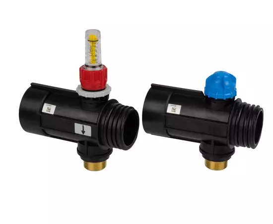 Usystems: Сегмент промышленного коллектора Magna 1 1/2" с расходомером и адаптером для трубы 25x2,3 мм  Usystems Европейское качество