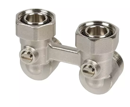 Usystems: H-МОДУЛЬ узел нижнего подключения радиатора Usystems, Форма: Выберите вариант, Типоразмер фитинга: 3/4“- 3/4“, изображение 6 Европейское качество