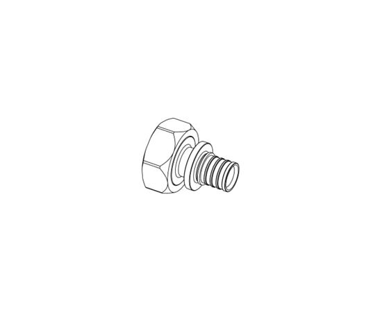 Usystems: Usystems штуцер аксиальный с накидной гайкой 16-G3/4"НГ Евроконус Европейское качество