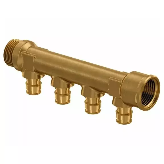 Usystems: Коллектор 3/4" нр/вр, 2x16 ц/ц35мм '20и, резьба*: НР-ВР, типоразмер: 3/4", тип поставки*: Штука, Выходы: 2 Европейское качество