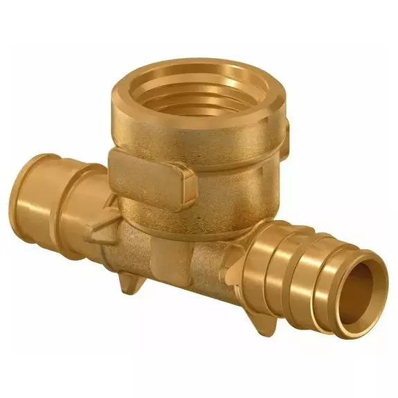 Usystems: Тройник с внутренней резьбой 25-rp1/2"вр-25 '25и, резьба*: ВР, типоразмер: 25-1/2"-25, тип поставки*: Комплект, Материал: латунь Европейское качество