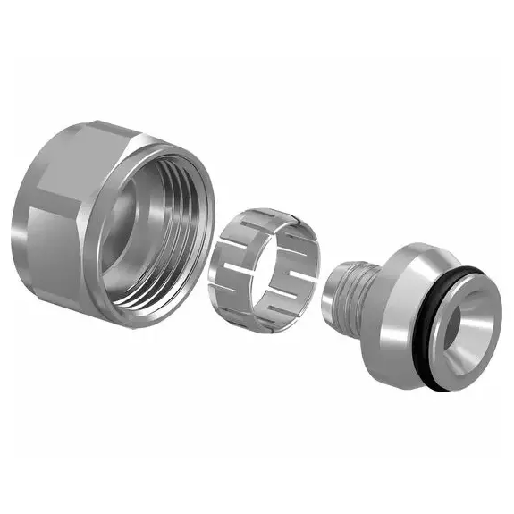 Usystems: Flex-x зажимной адаптер из покрытой латуни pe-x 20x2,8-3/4"вр евроконус '10ф Европейское качество