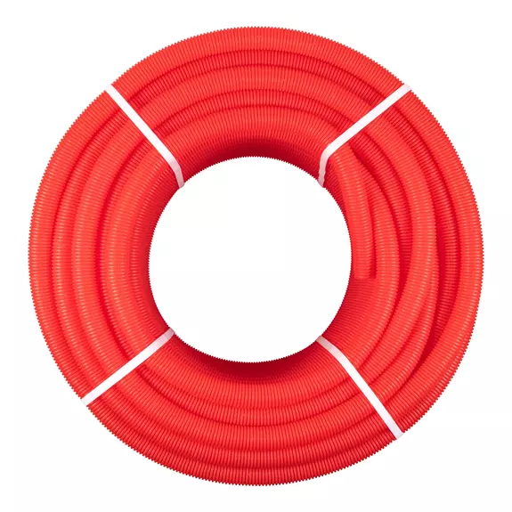 Usystems: Кожух Teck красный 35/29 бухта 50м (для труб 25, тип: тяжёлый)  USYSTEMS, Цвет: красный, Типоразмер аксессуаров: 35/29, Длина: 50, изображение 3 Европейское качество