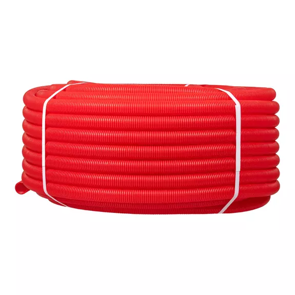 Usystems: Кожух Teck красный 25/20 бухта 50м (для труб 16, тип: тяжёлый)  USYSTEMS, Цвет: красный, Типоразмер аксессуаров: 25/20, Длина: 50, изображение 4 Европейское качество