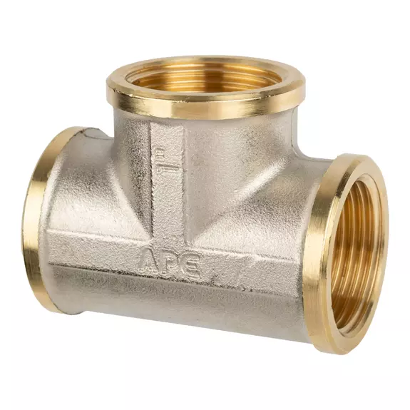 Usystems: Тройник с внутренней резьбой Rp1"ВР-Rp1"ВР-Rp1"ВР  USYSTEMS, Размер фитинга: 1" - 1" - 1" Европейское качество