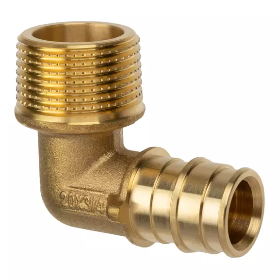 Usystems: Угольник с наружной резьбой латунный для труб PE-Xa 16-R1/2"НР, тип 1  USYSTEMS, Материал: латунь, Резьба: НР, Типоразмер фитинга: 16-1/2", Тип: 1 Европейское качество