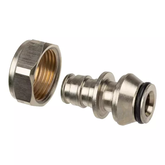 Usystems: Штуцер нг (евро)  с накидной гайкой под евроконус USYSTEMS, Резьба: НГ Евроконус, Типоразмер фитинга: Выберите типоразмер, Тип: 2, изображение 2 Европейское качество