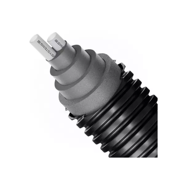 Usystems: Труба Varia Twin PE-Xa 2x40x3,7/140 PN6 бухта 200м  USYSTEMS, Давление, бар: 6, Диаметр трубы, мм: 40, Диаметр кожуха, мм: 140, Длина бухты/отрезка/рулона, м: 200, изображение 2 Европейское качество