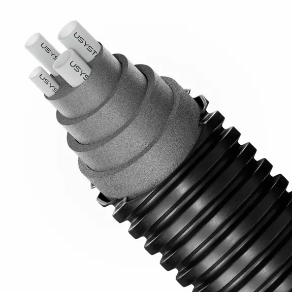 Usystems: Труба Quattro PE-Xa 2x40x3,7-32x4,4-20X2,8/200 бухта 100м  USYSTEMS, Давление, бар: 6/10, Диаметр трубы, мм: 2х40-32-20, Диаметр кожуха, мм: 200, Длина бухты/отрезка/рулона, м: 100 Европейское качество