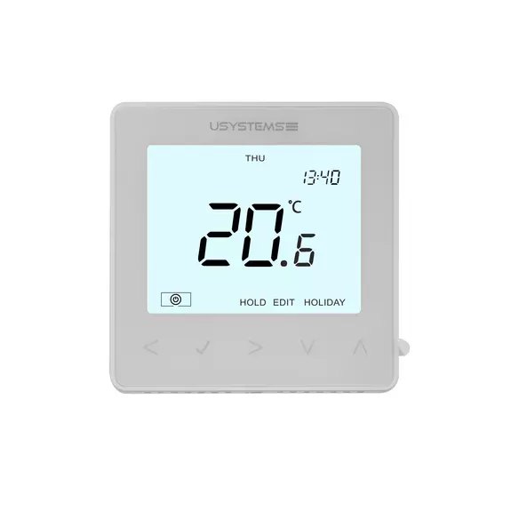 Usystems: Проводной термостат цифровой TW-9 белый  USYSTEMS, изображение 3 Европейское качество